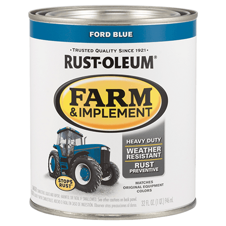 Rust-Oleum® Specialty Farm & Implement Paint Brush-On Quart Ford Blue