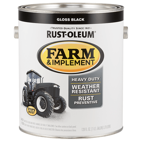 Rust-Oleum® Specialty Farm & Implement Paint Brush-On Gallon Gloss Black