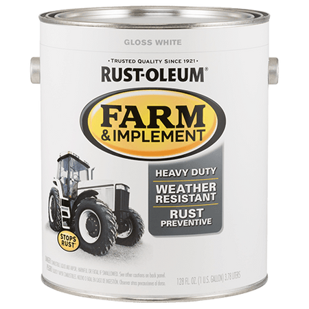 Rust-Oleum® Specialty Farm & Implement Paint Brush-On Gallon Gloss White