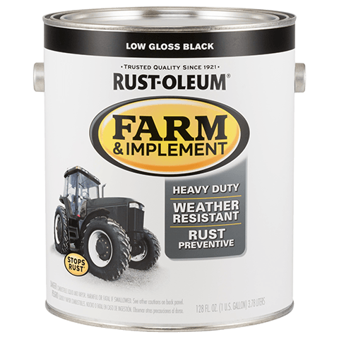 Rust-Oleum® Specialty Farm & Implement Paint Brush-On Gallon Low Gloss Black