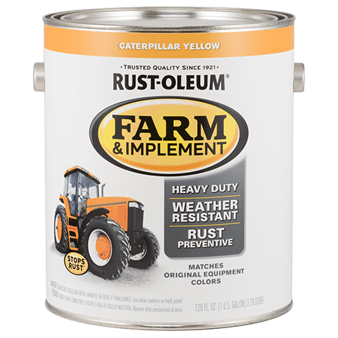 Rust-Oleum® Specialty Farm & Implement Paint Brush-On Gallon Caterpillar Yellow