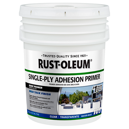 Rust-Oleum Single-Ply Adhesion Primer container on a white background