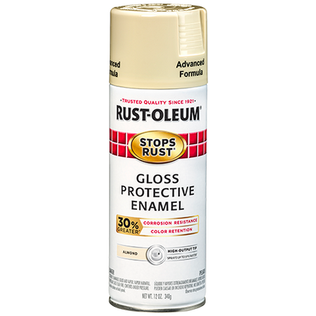 Rust-Oleum Stops Rust Advanced Spray Paint Gloss Almond