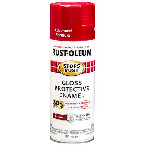 Rust-Oleum Stops Rust Advanced Spray Paint Gloss Regal Red