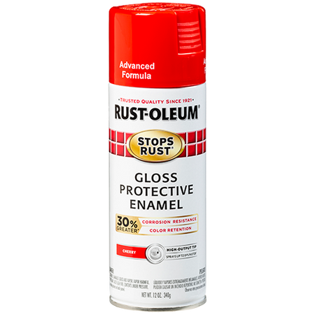 Rust-Oleum Stops Rust Advanced Spray Paint Gloss Cherry