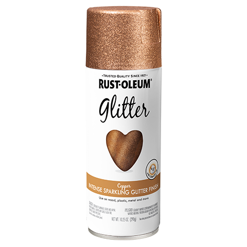 Rust-Oleum Glitter Spray Paint Copper