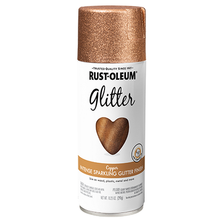 Rust-Oleum Glitter Spray Paint Copper Can