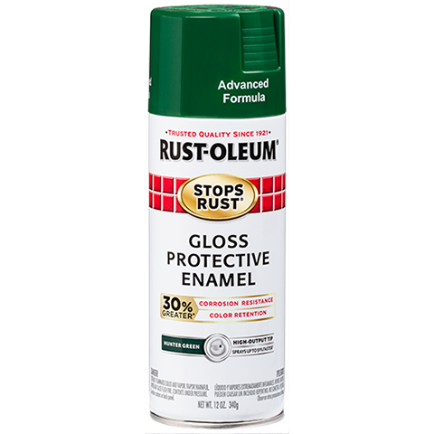 Rust-Oleum Stops Rust Advanced Spray Paint Gloss Hunter Green