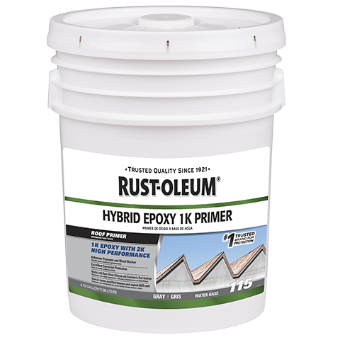Rust-Oleum Hybrid Epoxy 1K Primer container on a white background