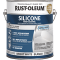 Rust-Oleum silicone roof coating gallon can on a white background