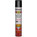 Rust-Oleum 24 Oz Stops Rust Flat Black Turbo Spray Paint 376298