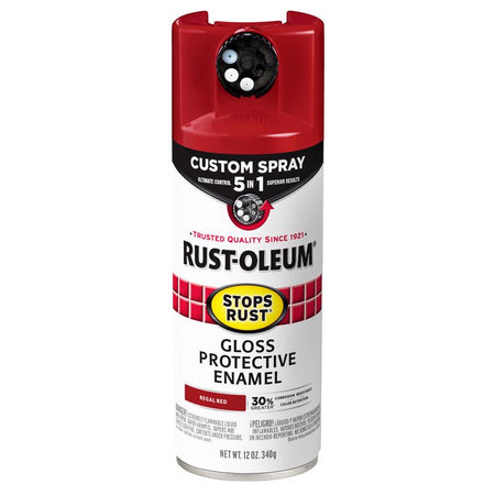 Rust-Oleum Stops Rust Custom Spray 5-in-1 Spray Paint Regal Red 375895