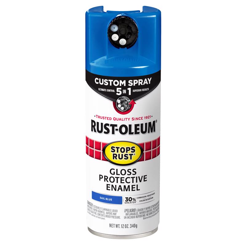 Rust-Oleum Stops Rust Custom Spray 5-in-1 Spray Paint Sail Blue 376896