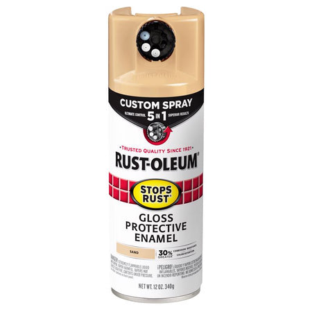 Rust-Oleum Stops Rust Custom Spray 5-in-1 Spray Paint Sand 376905