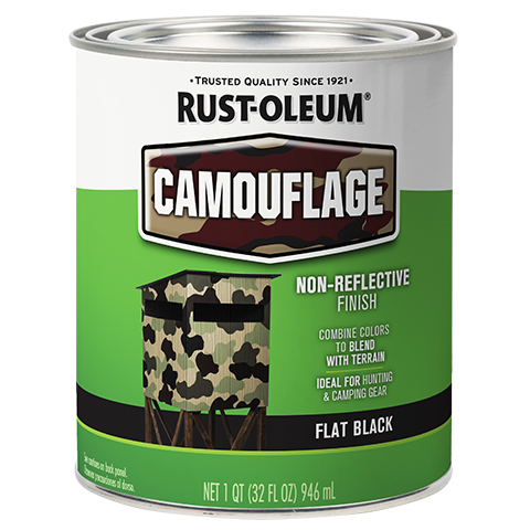 Rust-Oleum Specialty Camouflage Brush-On Paint Flat Black