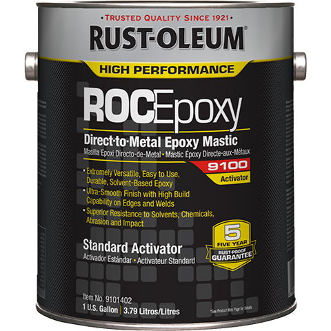 Rust-Oleum High Performance RocEpoxy 9100 System Low VOC DTM Epoxy Mastic  Activator Gallon