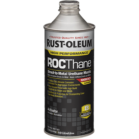 Rust-Oleum High Performance RocThane 9800 System DTM Urethane Mastic Activator Quart 9801501