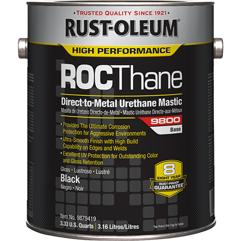 Rustolium For Rims Rust-Oleum High Performance RocThane 9800 System DTM Urethane Mastic ...