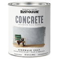 Rust-Oleum Concrete Interior Wall Paint Quart Sidewalk Gray