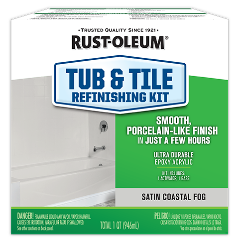 Rust-Oleum Tub & Tile Refinishing Kit Satin Finish