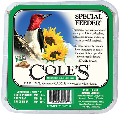 Cole's Special Feeder Suet Cake SFSU