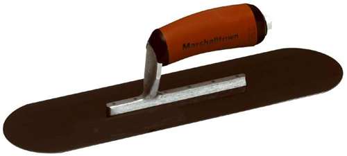 Marshalltown Blue Steel Pool Trowel with Curved DuraSoft Handle