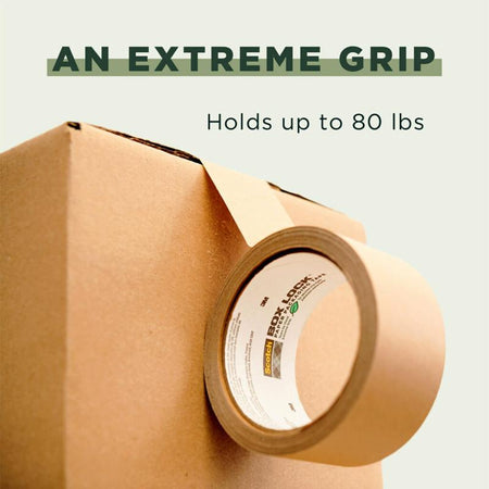 Scotch Box Lock Packing Tape Grip Strength Infographic