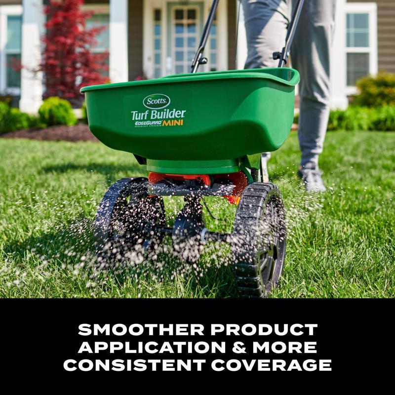 Scotts Turf Builder EdgeGuard Mini Broadcast Spreader 76121