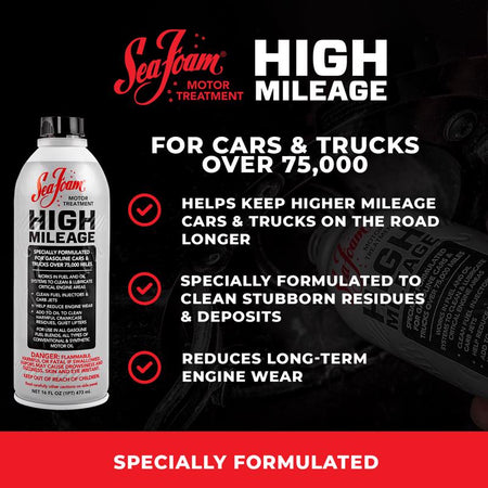 SeaFoam HM16 High Milage Motor Treatment Product Features