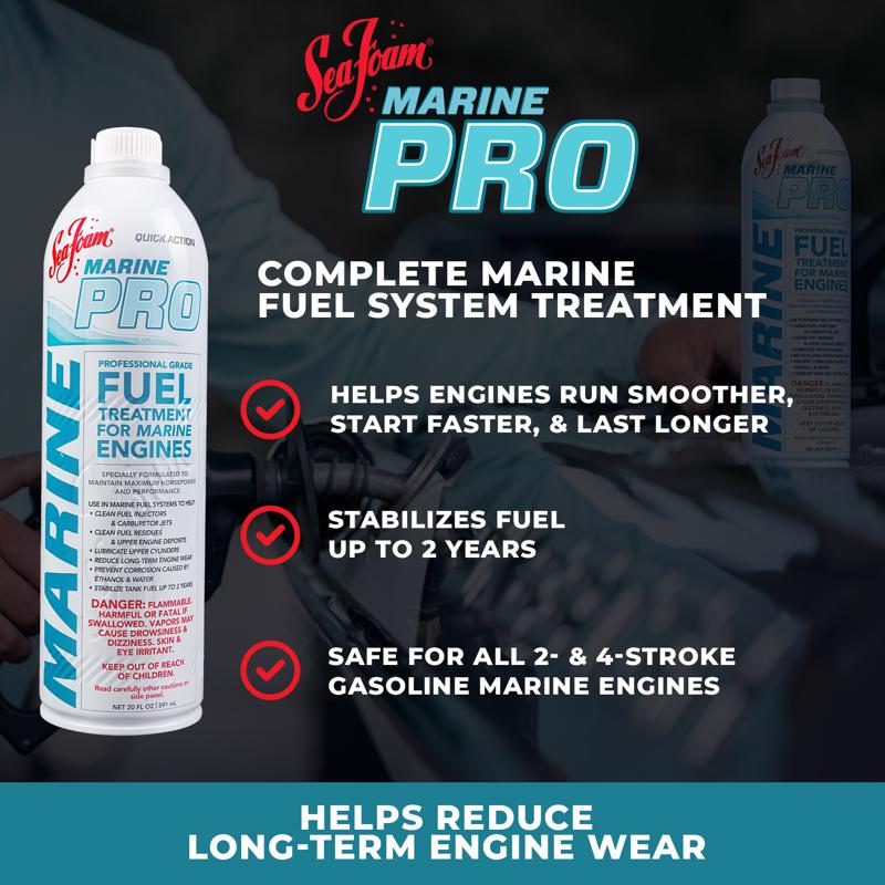 Sea Foam MP20 Marine Pro Fuel Treatment for Marine Engines Features