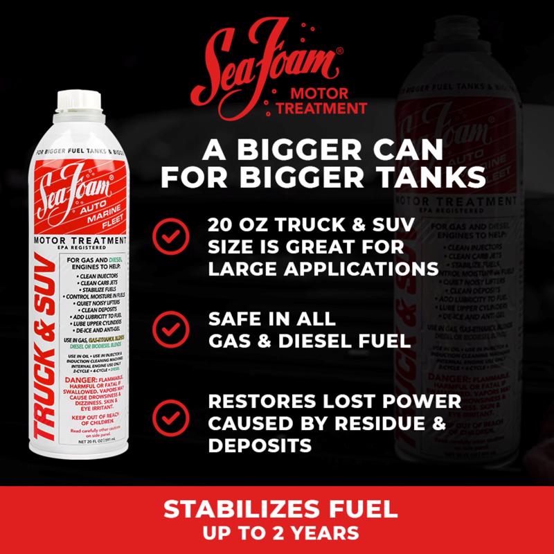 Sea Foam ST20 Truck & SUV Fuel Treatment Product Highlights