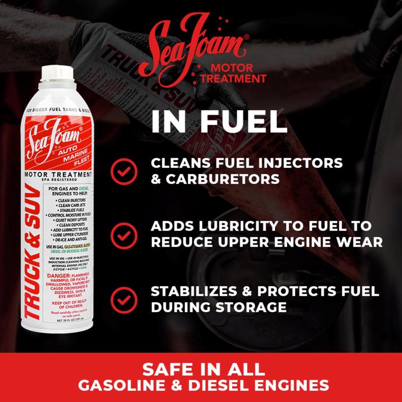 Sea Foam ST20 Truck & SUV Fuel Treatment Features