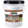 White bucket of Seal-Krete Clear-Seal concrete protective sealer on a white background