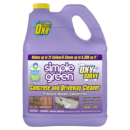 Simple Green Oxy Solve Concrete & Driveway Cleaner front of bottle