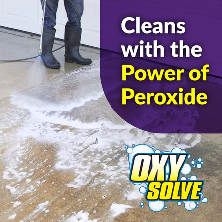 Simple Green Oxy Solve Concrete & Driveway Cleaner use on sidewalk