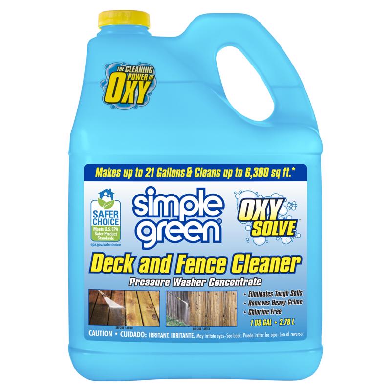 Simple Green Oxy Solve Deck & Fence Cleaner front of bottle