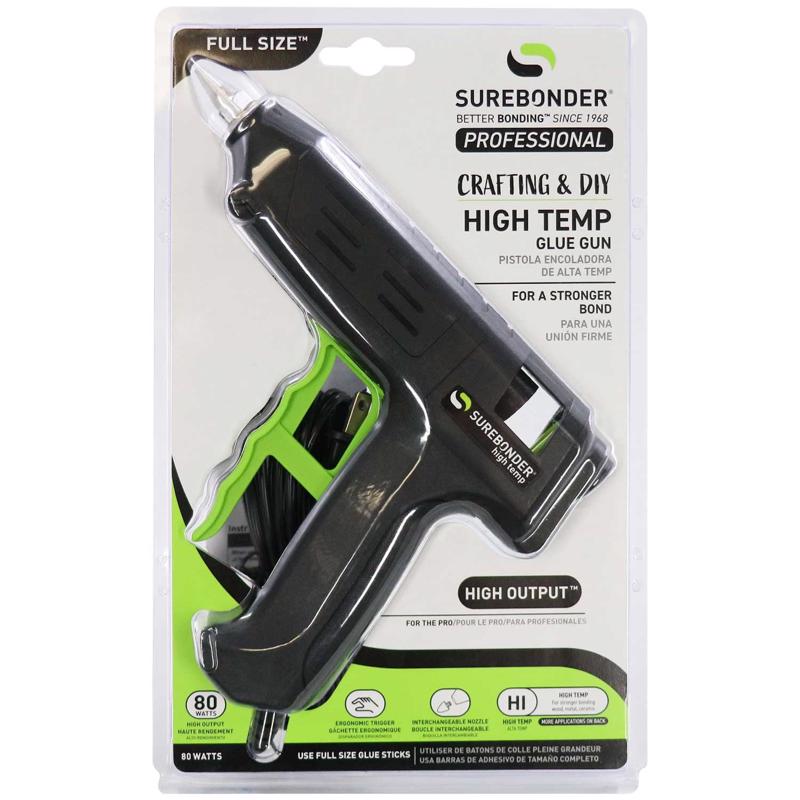 Surebonder HE-750W Professional Series High Temperature Glue Gun in packaging.