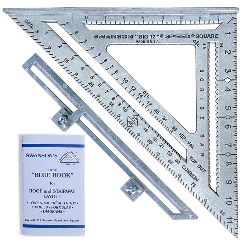 Swanson S0107 The Big 12 Speed Square on a white background