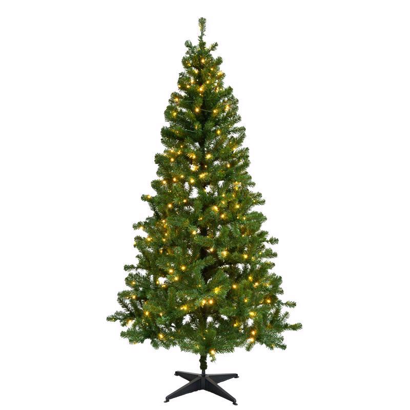 Celebrations 7 ft. Slim LED 400 lights Pine Christmas Tree TBP70S04A