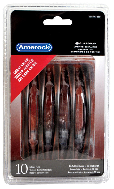Amerock 53003 Allison 3-3/4 in. Cabinet Pulls in packaging with a red label