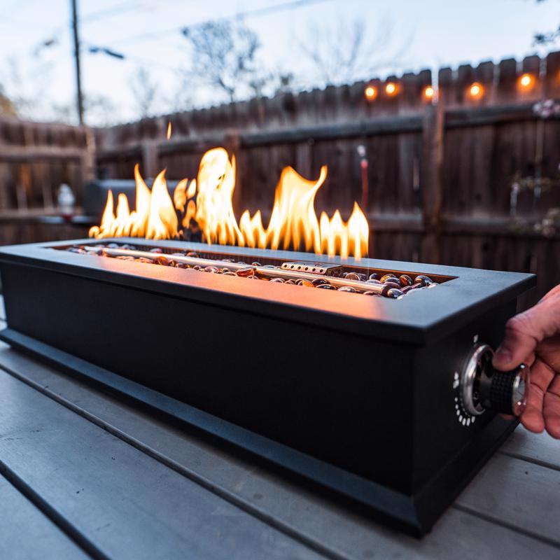リョウ　Firetech 10個セット Ukiah Loom Propane Tabletop Fire Pit TK-1015-LX – ThePaintStore.com