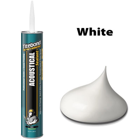 Titebond Acoustical White Elastomeric Silicone Sealant 2892