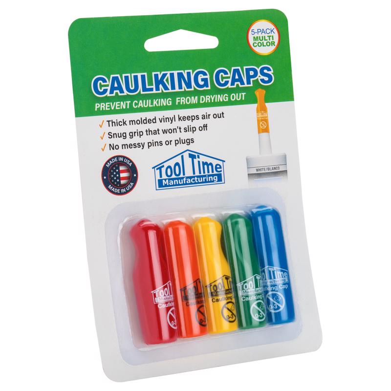 Tool Time Vinyl Reusable Caulking Caps 5-Pack TTCC5MULTI