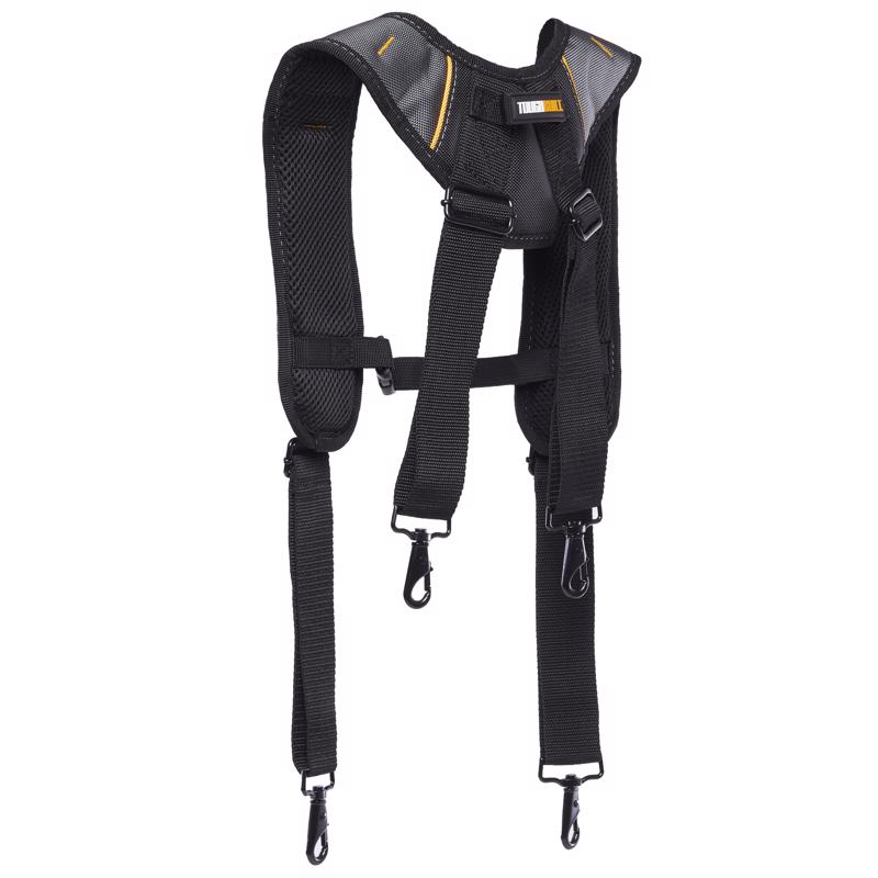 ToughBuilt Padded Nylon Suspenders side view.