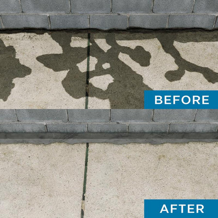 UGL Drylok Fast Plug Hydraulic Cement Before & After