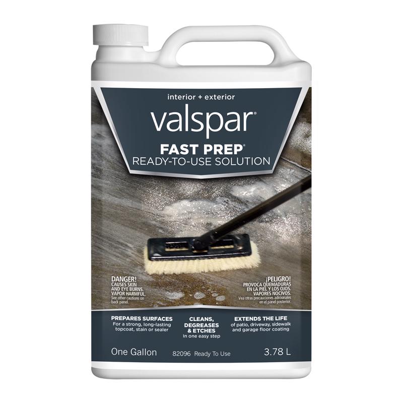 Valspar Fast Prep Ready-To-Use Concrete Etching Stain Gallon 82096