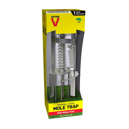 Victor Mole Trap 0645 in packaging on white background