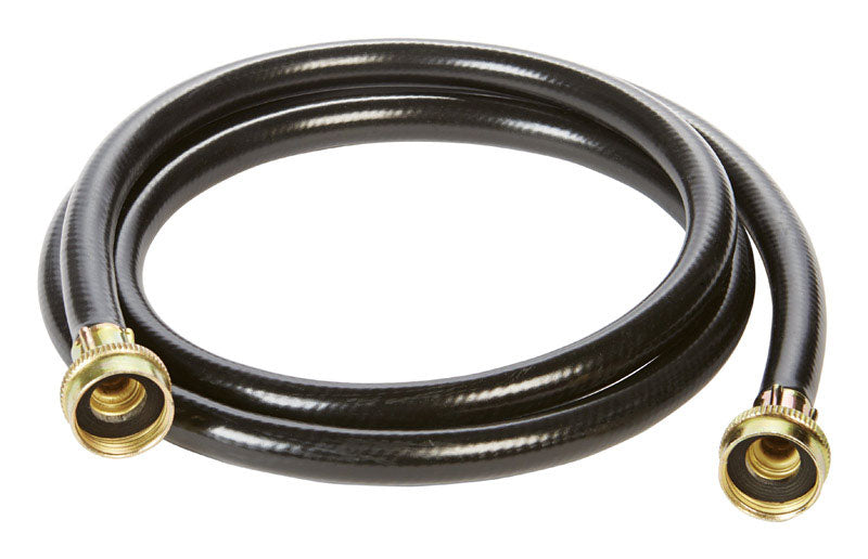 Ultra Rubber 6' High Pressure Washing Machine Hose WA6107006 unpackaged on a white background