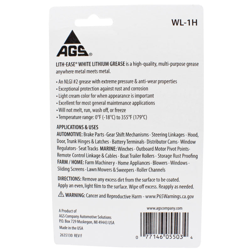 AGS WL-1H White Lithium Grease-1