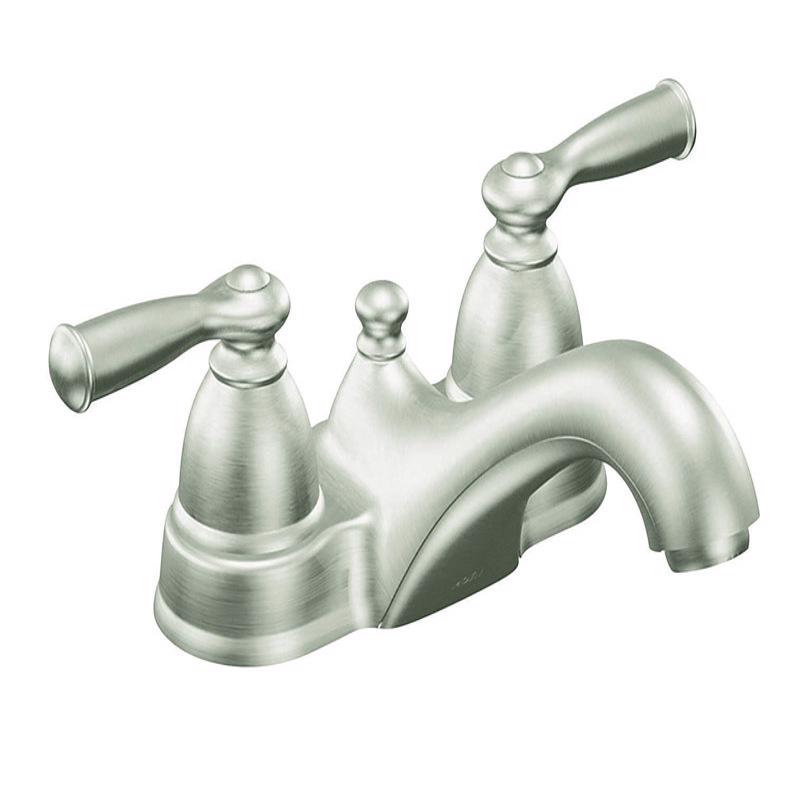 Moen WS84912SRN Banbury Brushed Nickel Bathroom Faucet 4 in.